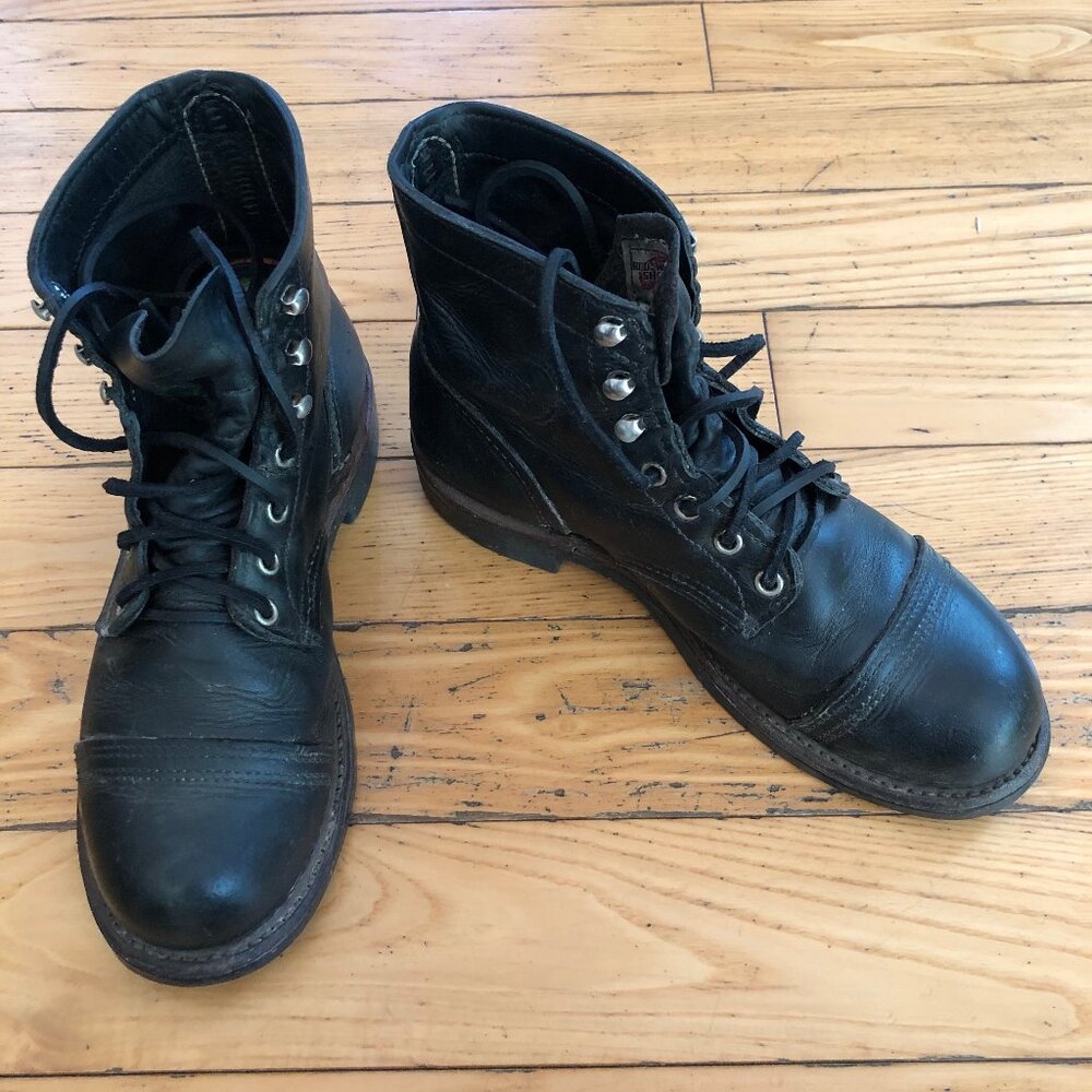 Red Wing Iron Ranger Black Women's 7 (EU 37.5)